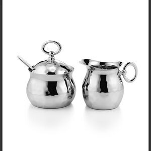 Mary Jurek Omega Cream & Sugar Set with Ring